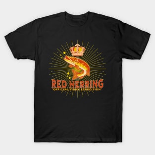 Red Herring Dark Color Shirt Design T-Shirt